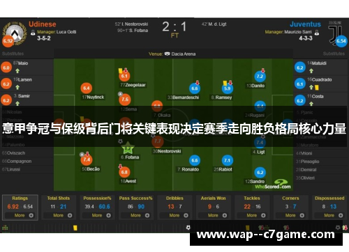 意甲争冠与保级背后门将关键表现决定赛季走向胜负格局核心力量 意甲争冠与保级背后门将关键表现决定赛季走向胜负格局核心力量